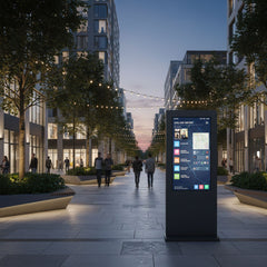 Tótem publicitario exterior pantalla LCD 55"- Doble cara -Táctil - Android