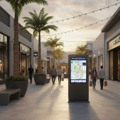 Tótem publicitario exterior pantalla LCD 55"- Doble cara -Táctil - Android