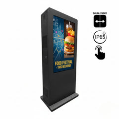Tótem publicitario exterior pantalla LCD 55"- Doble cara -Táctil - Android