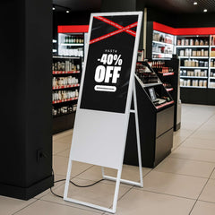 Display publicitario plegable LCD Full HD 43" - Android 13 - Indoor
