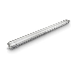 Pantalla estanca ECO CLIMATE - 2 tubos LED T8 - 150cm - Clips plásticos - IP65