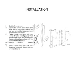 Sensor crepuscular de pared - Fotocélula automática - 220-240V AC