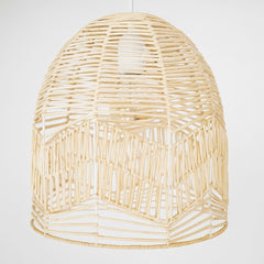 Lámpara colgante de mimbre "NORMA" - Ø35cm - E27