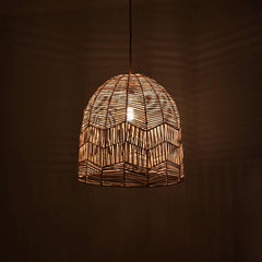 Lámpara colgante de mimbre "NORMA" - Ø45cm - E27