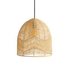 Lámpara colgante de mimbre "NORMA" - Ø45cm - E27