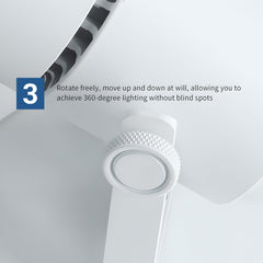 Aplique de pared y techo LED COB "ESCOP" Orientable con ángulo lumínico ajustable - 12W