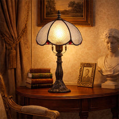 Lámpara de mesa "Candice" inspiración "Tiffany" - Ø 20cm