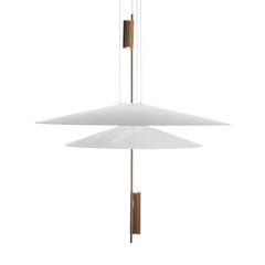 Lámpara colgante de diseño "HERON" - Discos - 15W - 2800K