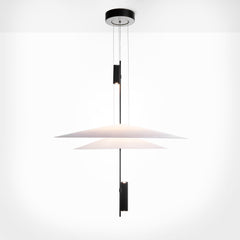 Lámpara colgante de diseño "HERON" - Discos - 15W - 2800K
