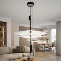 Lámpara colgante de diseño "HERON" - Discos - 15W - 2800K
