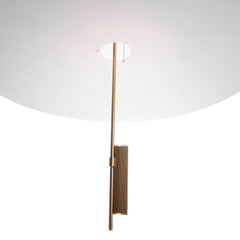Lámpara colgante de diseño "CRANE" - Discos asimétricos - 15W - 2800K
