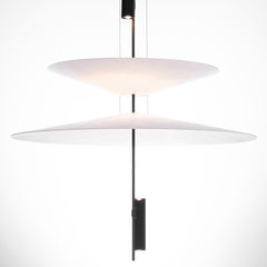 Lámpara colgante de diseño "CRANE" - Discos asimétricos - 15W - 2800K