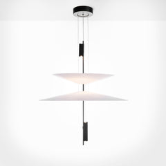 Lámpara colgante de diseño "CRANE" - Discos asimétricos - 15W - 2800K