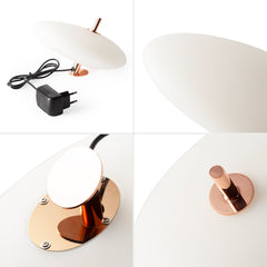 Lampara de mesa de policarbonato "PEBBLES" - Táctil - 6W