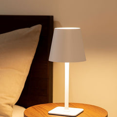 Lámpara de mesa LED CCT portátil - Táctil - Ø100 mm