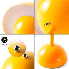 Lámpara de mesa LED CCT portátil - Táctil - Ø160 mm