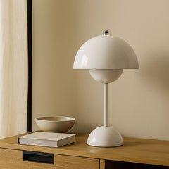 Lámpara de mesa LED CCT portátil - Táctil - Ø160 mm