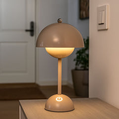 Lámpara de mesa LED CCT portátil - Táctil - Ø160 mm