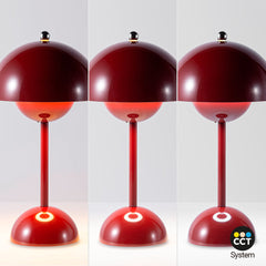 Lámpara de mesa LED CCT portátil - Táctil - Ø160 mm