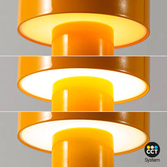 Lámpara de mesa LED CCT portátil - Táctil - Ø125 mm