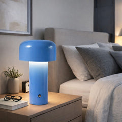 Lámpara de mesa LED CCT portátil - Táctil - Ø125 mm