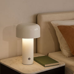 Lámpara de mesa LED CCT portátil - Táctil - Ø125 mm