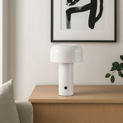 Lámpara de mesa LED CCT portátil - Táctil - Ø125 mm