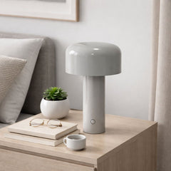 Lámpara de mesa LED CCT portátil - Táctil - Ø125 mm