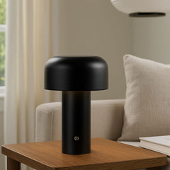 Lámpara de mesa LED CCT portátil - Táctil - Ø125 mm