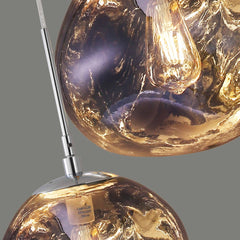 Lámpara colgante cristal triple "KADNIS" - 3 x E27