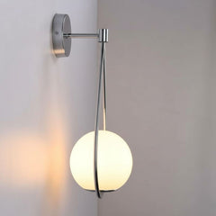 Aplique de pared bola cristal "Clara" - E14