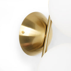 Aplique de pared doble bola cristal "VIC 150" - E27 - Ø 15cm