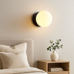 Aplique de pared bola cristal "ARCE" - E27 - Ø 15cm