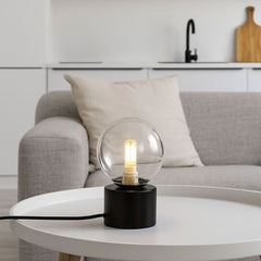 Lámpara de mesa con esfera de cristal "BASS" - G9