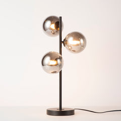Lámpara de mesa con esferas de cristal "COMI" - 3 x G9