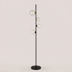 Lámpara de pie con esferas de cristal "STAND"- 4 x G9