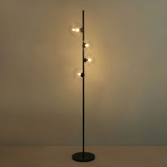 Lámpara de pie con esferas de cristal "STAND"- 4 x G9