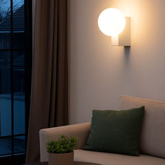 Aplique de pared de diseño "SIDERAL" - G9 - Bola de cristal