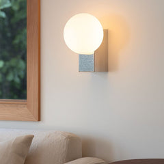 Aplique de pared de diseño "SIDERAL" - G9 - Bola de cristal