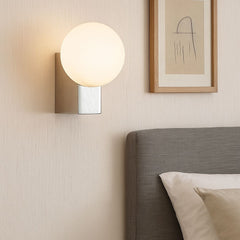 Aplique de pared de diseño "SIDERAL" - G9 - Bola de cristal