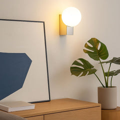 Aplique de pared de diseño "SIDERAL" - G9 - Bola de cristal