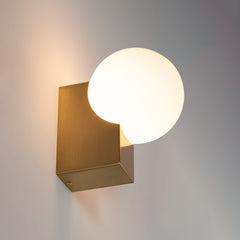 Aplique de pared de diseño "SIDERAL" - G9 - Bola de cristal