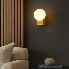 Aplique de pared de diseño "SIDERAL" - G9 - Bola de cristal