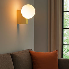 Aplique de pared de diseño "SIDERAL" - G9 - Bola de cristal