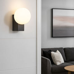Aplique de pared de diseño "SIDERAL" - G9 - Bola de cristal
