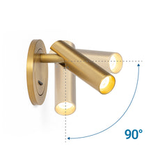 Aplique empotrable para lectura "MILSA" - 3W - 2700K - CRI 85