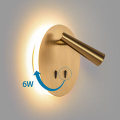 Aplique de pared "FELAM" - 3W + 6W - 2700K - CRI 85