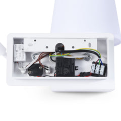 Aplique de pared para lectura "TARAN" - Con foco LED orientable y puerto USB - E27 + 3W