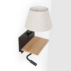 Aplique de pared para lectura "Artin USB + USBC" - Con foco LED orientable y puerto USB + USBC - E27 + 3W