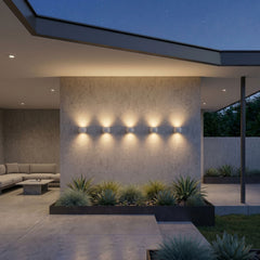 Aplique de pared LED "ARTEMIS" - Up & Down - 6W - 2700K- IP65